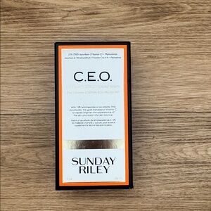 Sunday Riley CEO 15% vitamin C brightening serum NWT🏷️